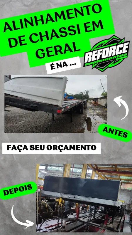 Alinhamento chassis caminhão