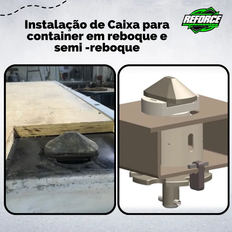 Implemento rodoviário container